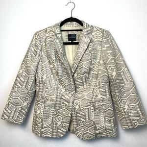 The Limited Aztec print blazer